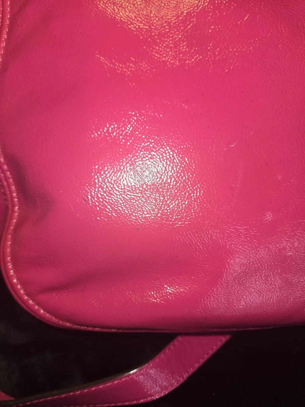 Coach Zoe F15478 Hot Pink Patent Leather Bag + Crossbody Strap